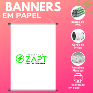 Banner de Papel Papel  Colorida  Madeira e cordinha 