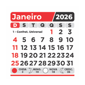 Calendário de Folhinhas Papel offset 60g 5x5cm / 6,2x5 / 7,5 x 5 2x0 Sem verniz Corte Reto 