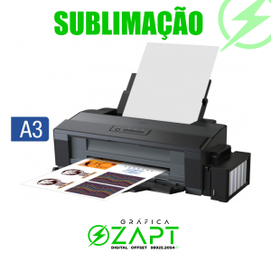 Impressão Sublimação A3 Papel Sublimatico A3 4x0   